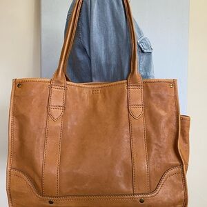 Frye Melissa Tan Leather Tote Bag